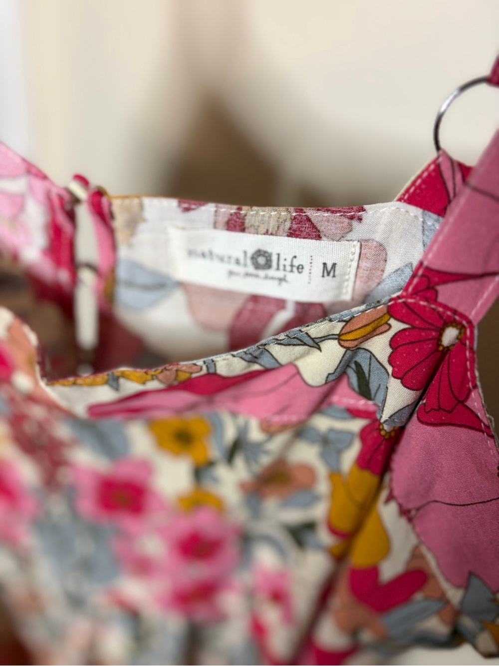 NATURAL LIFE Maxi Dress in Pink, Mustard & Green #1272 - Picture 5 of 10